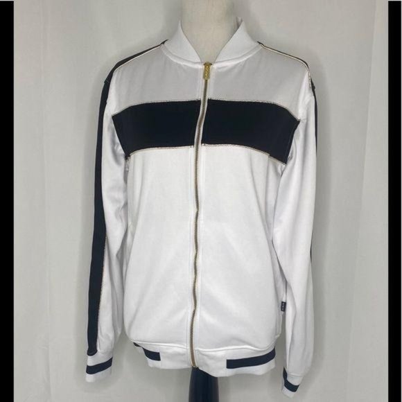 Men’s size medium CSG full zip white and black track jacket - Picture 2 of 7